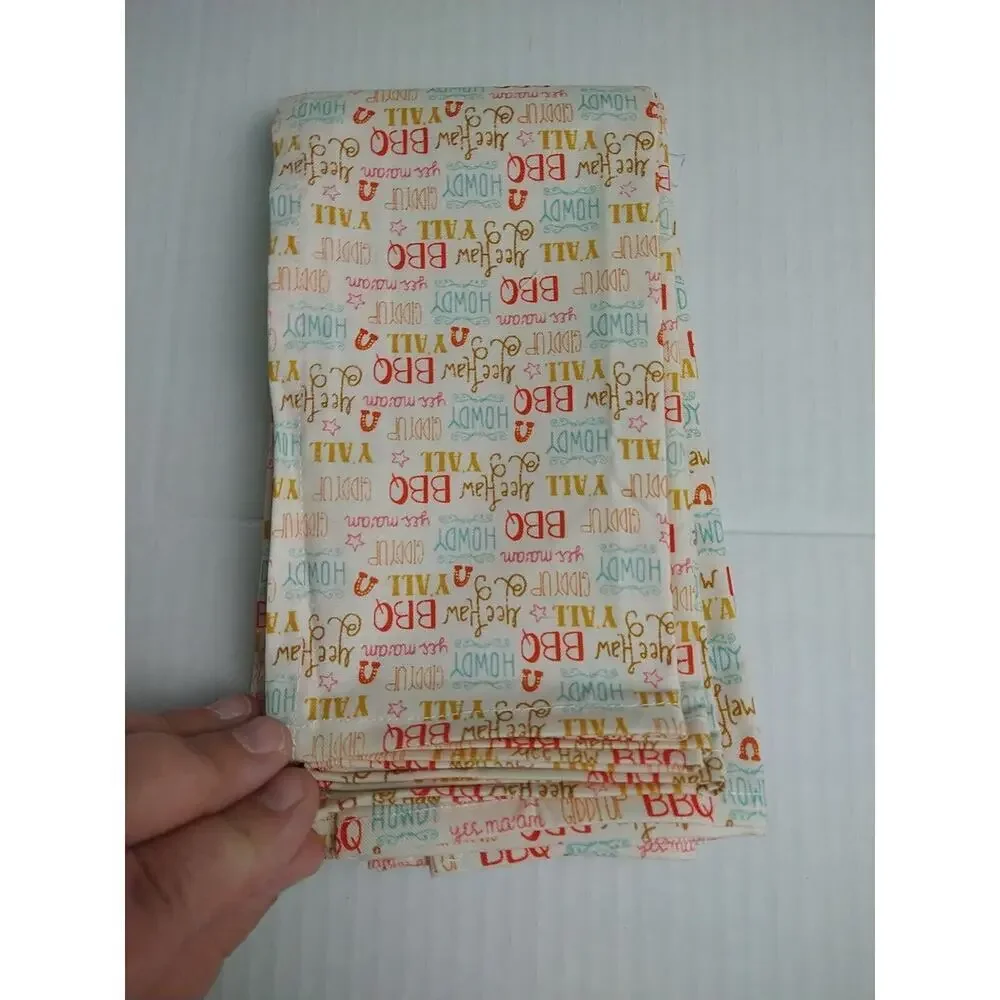BBQ Howdy New 100 Cotton Handmade Napkins Set Of 4